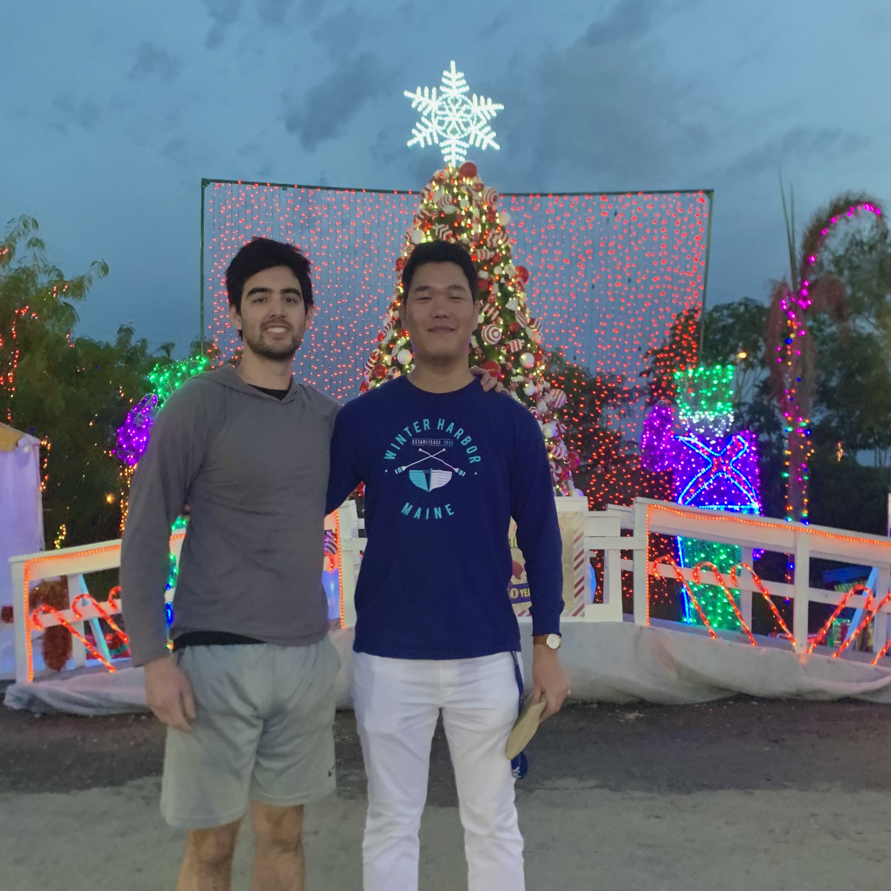 Me and Sam (Santa's Enchanted Forest)