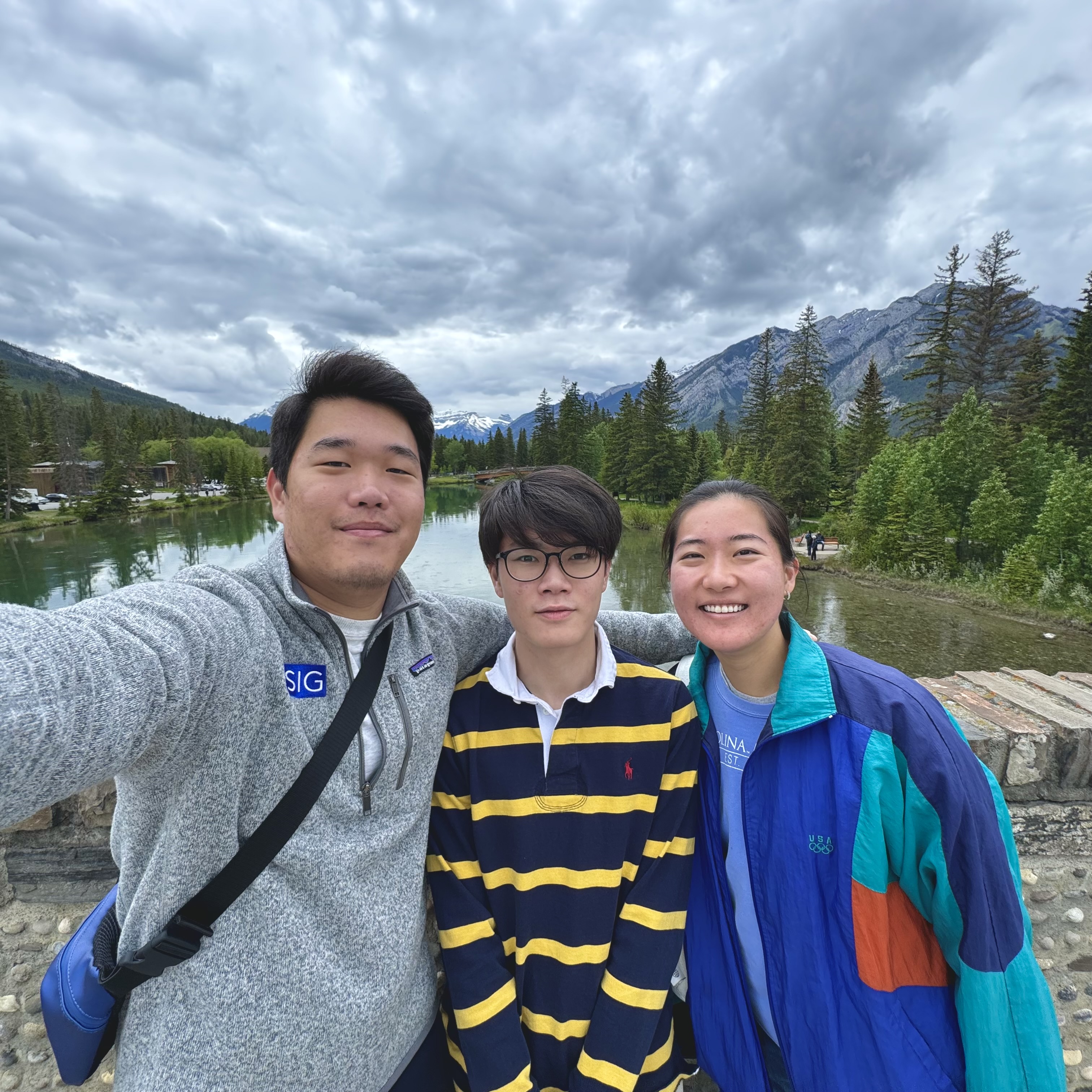 Me and David and Jaewon (Banff)